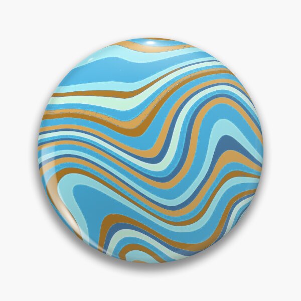 Item preview, Retro Pastels Liquid Swirl Abstract Lines Pattern Grungy Art 2 of 4 designed and sold by Beachy.