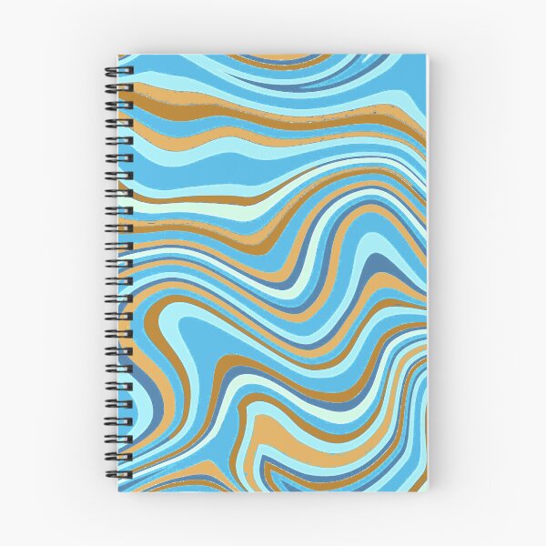 Item preview, Retro Pastels Liquid Swirl Abstract Lines Pattern Grungy Art 2 of 4 designed and sold by Beachy.