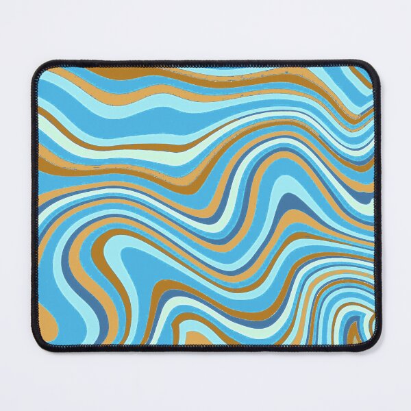 Item preview, Retro Pastels Liquid Swirl Abstract Lines Pattern Grungy Art 2 of 4 designed and sold by Beachy.