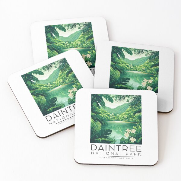 Item preview, A Vintage Illustration of Daintree National Park - Queesnland - Australia designed and sold by GoodOldVintage.