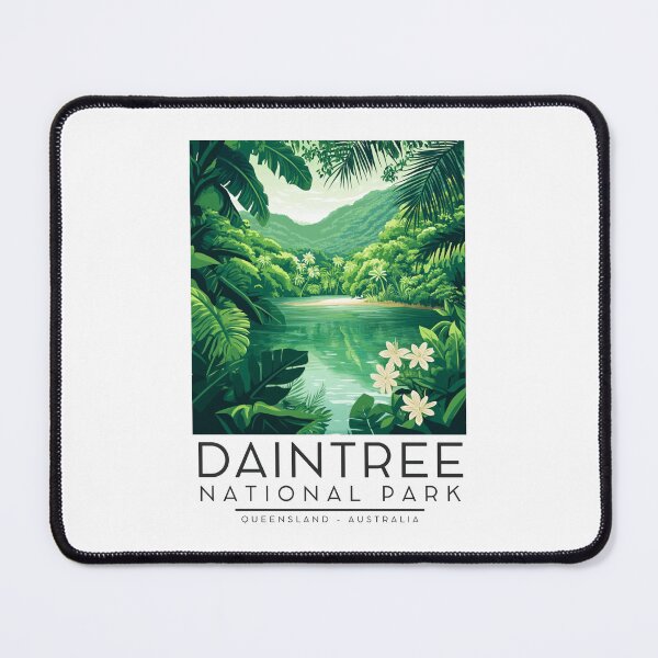 Item preview, A Vintage Illustration of Daintree National Park - Queesnland - Australia designed and sold by GoodOldVintage.