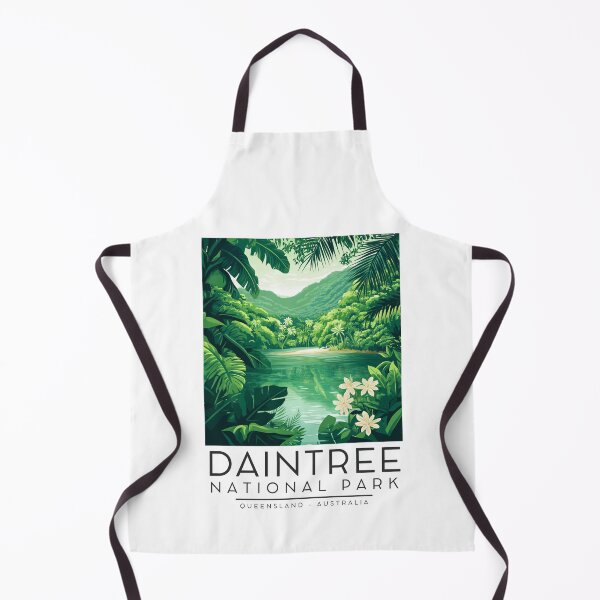 Item preview, A Vintage Illustration of Daintree National Park - Queesnland - Australia designed and sold by GoodOldVintage.