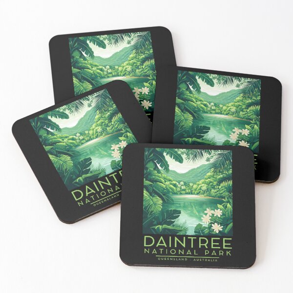 Item preview, A Vintage Illustration of Daintree National Park - Queesnland - Australia designed and sold by GoodOldVintage.
