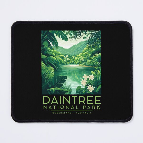 Item preview, A Vintage Illustration of Daintree National Park - Queesnland - Australia designed and sold by GoodOldVintage.