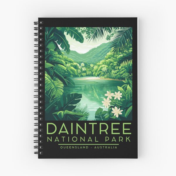 Item preview, A Vintage Illustration of Daintree National Park - Queesnland - Australia designed and sold by GoodOldVintage.