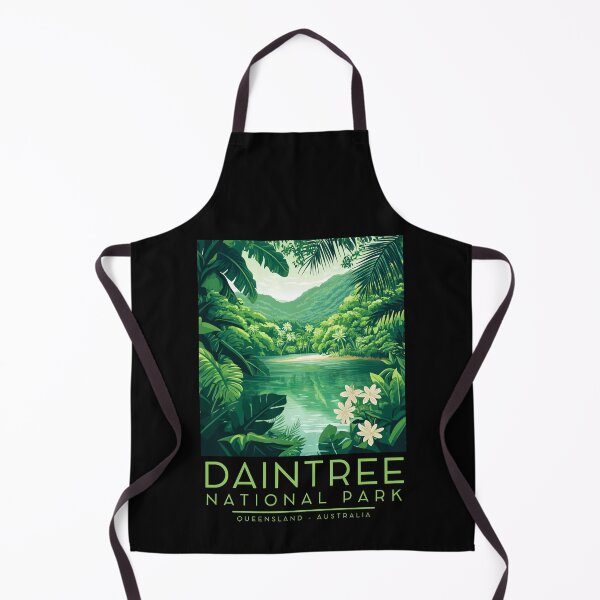 Item preview, A Vintage Illustration of Daintree National Park - Queesnland - Australia designed and sold by GoodOldVintage.