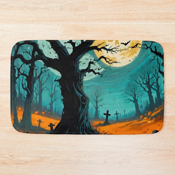 Item preview, Chilling Halloween Graveyard: Tombstones and Ghosts designed and sold by GrizzlyCollective.