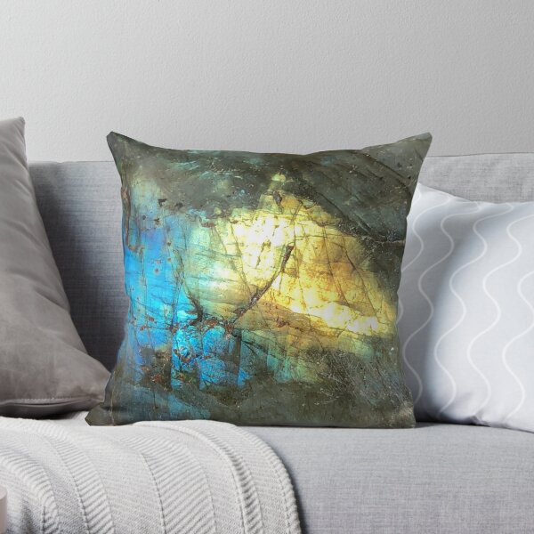 Labradorite Universe Throw Pillow