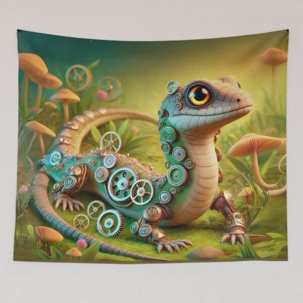 Item preview, Steampunk Eastern Glass Lizard designed and sold by Sillytoe.