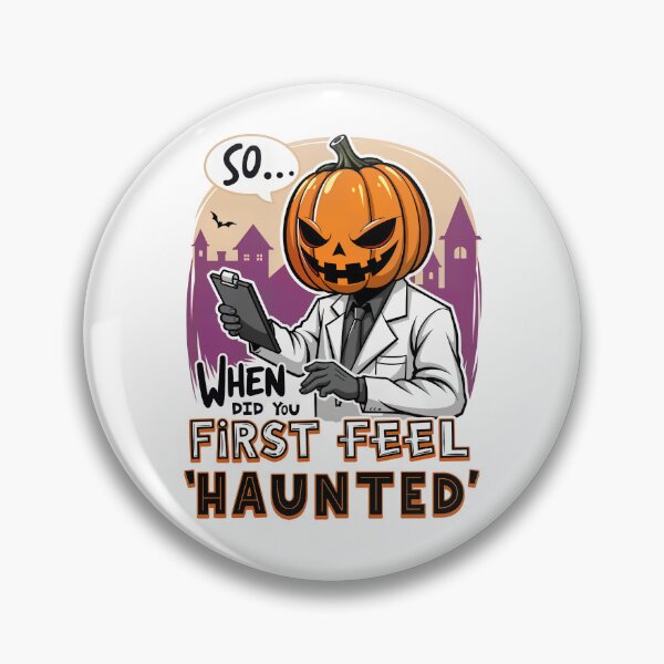 Artikelvorschau, Wann begann der Spuk: Halloween-Psychiater entworfen und verkauft von PixelEyeArts.