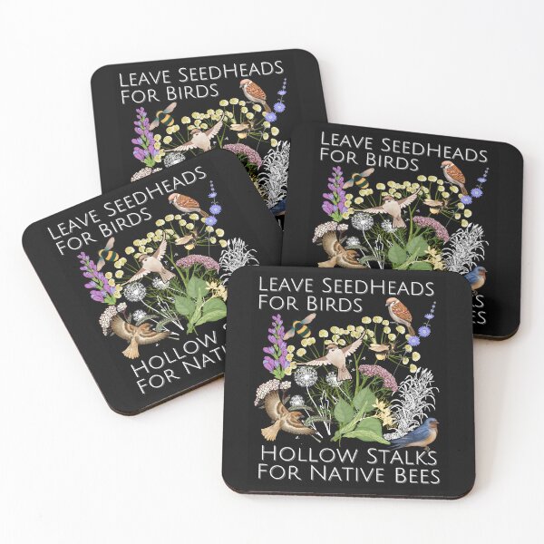 Item preview, Leave Seedheads For Birds & Bees Nature Design designed and sold by EarthArtDesigns.