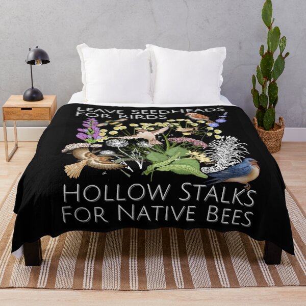 Item preview, Leave Seedheads For Birds & Bees Nature Design designed and sold by EarthArtDesigns.
