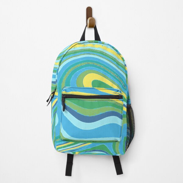 Item preview, Retro Pastels Liquid Swirl Abstract Lines Pattern Grungy Art 4 of 4 designed and sold by Beachy.