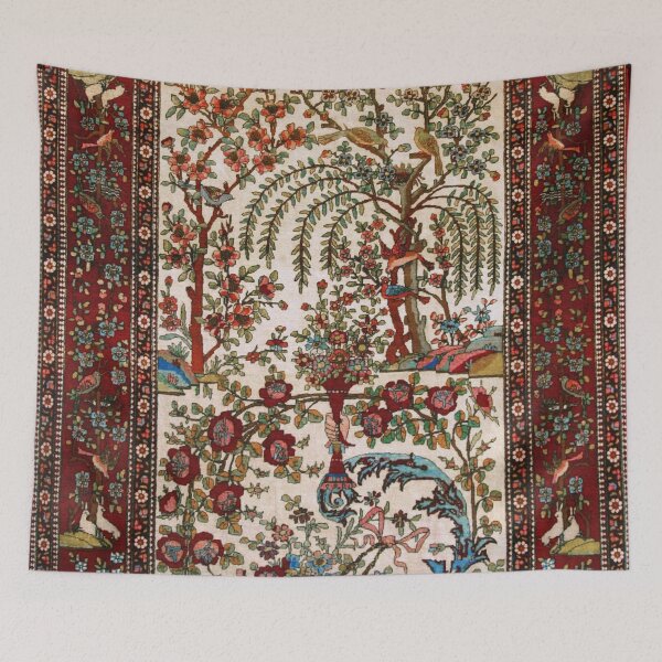 Item preview, Antique Persian Paradise Garden Rug Print designed and sold by Vicky Brago-Mitchell®.