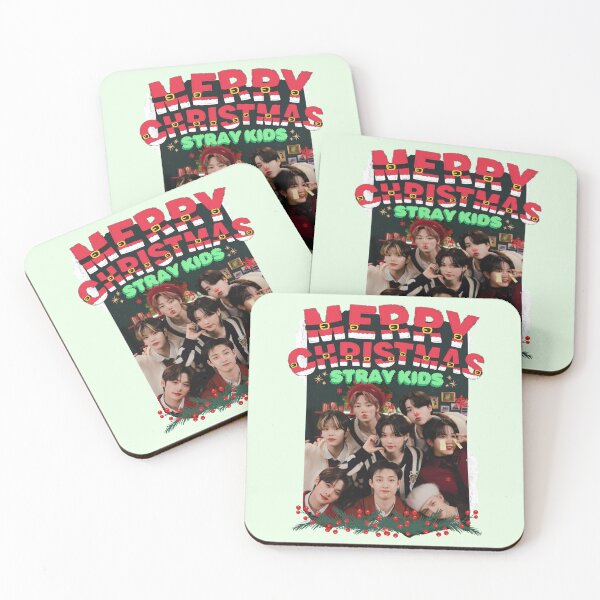 Item preview, Stray Kids Christmas Collage: Festive Kpop Cheer designed and sold by AJUNICE STUDIO.