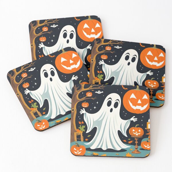Item preview, Spooky Halloween Ghost Haunting the Night designed and sold by GrizzlyCollective.