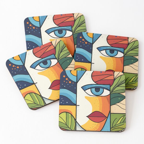 Item preview, Cubism face designed and sold by shafranietz.