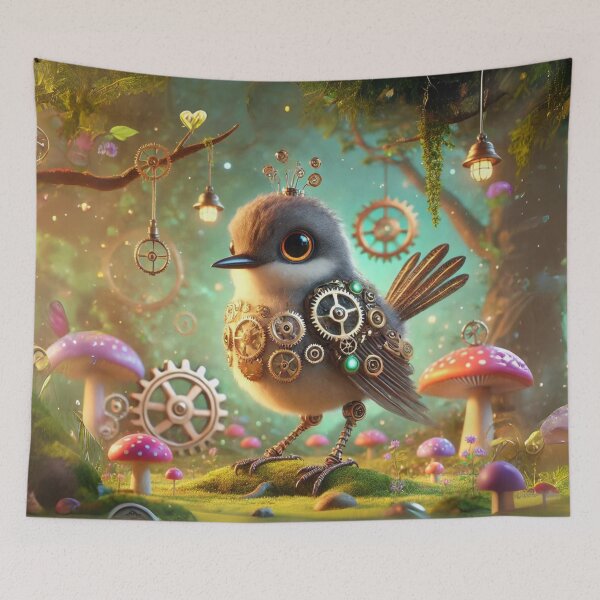 Item preview, Steampunk Eastern Kingbird designed and sold by Sillytoe.