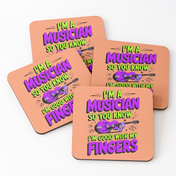 Item preview, I'm A Musician So You Know I'm Good With My Fingers Funny Joke designed and sold by TheArtOfPat.