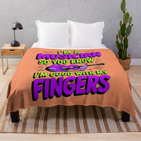 Item preview, I'm A Musician So You Know I'm Good With My Fingers Funny Joke designed and sold by TheArtOfPat.