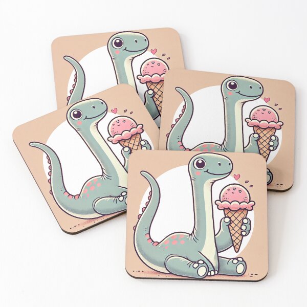Item preview, A long neck eating an ice cream designed and sold by DreamKanvas.