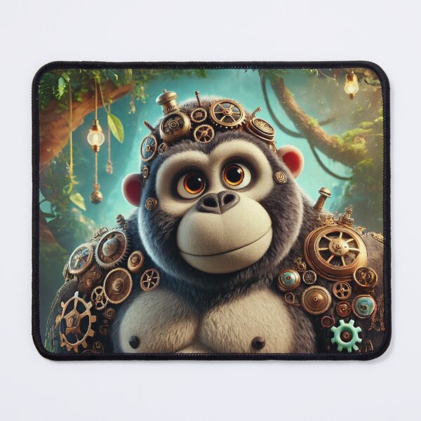 Item preview, Steampunk Eastern Lowland Gorilla designed and sold by Sillytoe.