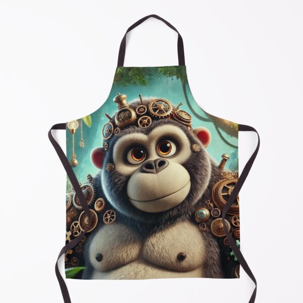 Item preview, Steampunk Eastern Lowland Gorilla designed and sold by Sillytoe.