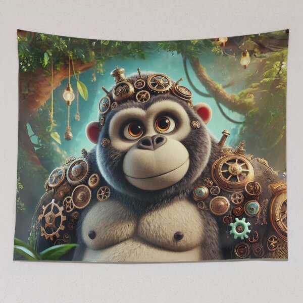 Item preview, Steampunk Eastern Lowland Gorilla designed and sold by Sillytoe.