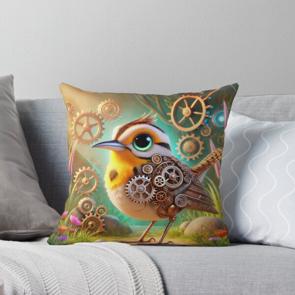Item preview, Steampunk Eastern Meadowlark designed and sold by Sillytoe.