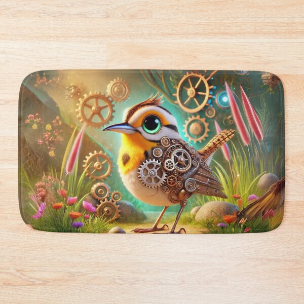 Item preview, Steampunk Eastern Meadowlark designed and sold by Sillytoe.