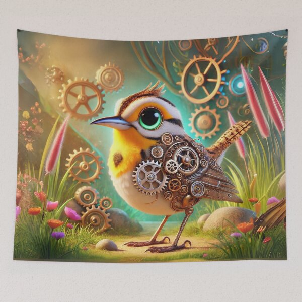 Item preview, Steampunk Eastern Meadowlark designed and sold by Sillytoe.
