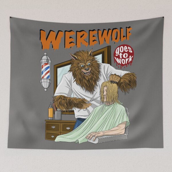 Item preview, Werewolf hairdresser designed and sold by jclar-art.