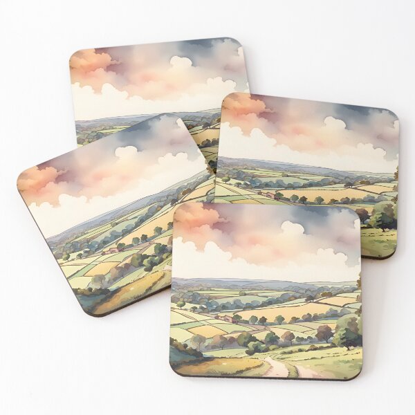 Item preview, A Quintessential Cheshire Landscape in Artificial Intelligence designed and sold by LymphomaLass.