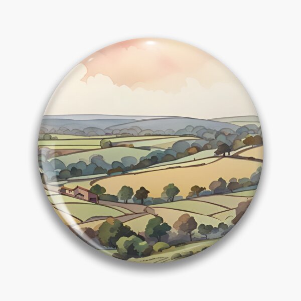 Item preview, A Quintessential Cheshire Landscape in Artificial Intelligence designed and sold by LymphomaLass.