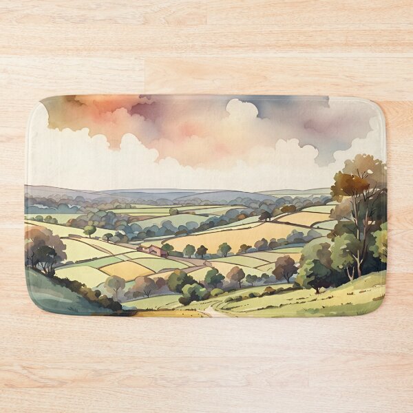 Item preview, A Quintessential Cheshire Landscape in Artificial Intelligence designed and sold by LymphomaLass.