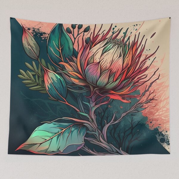 Item preview, Protea Dreams: Bloom of Africa designed and sold by WildlifeSafari.