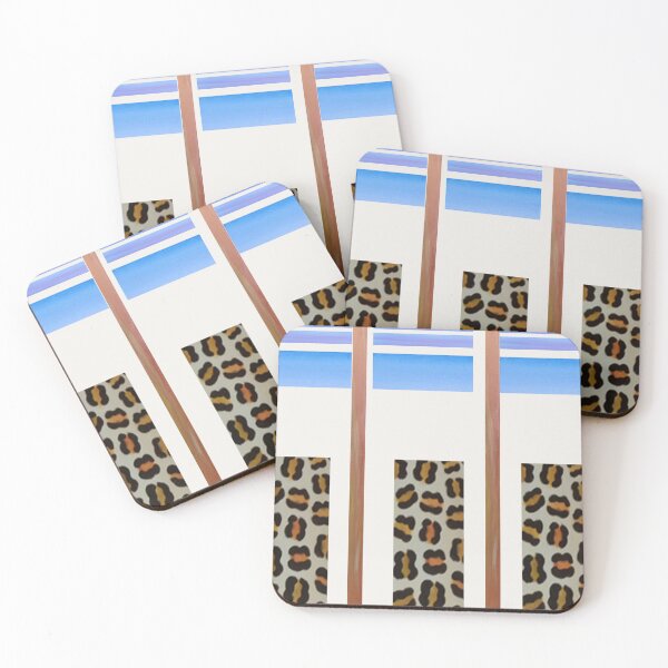 Item preview, Sunrise illumination on land stripes and leopard Rosettes designed and sold by annenambiro.