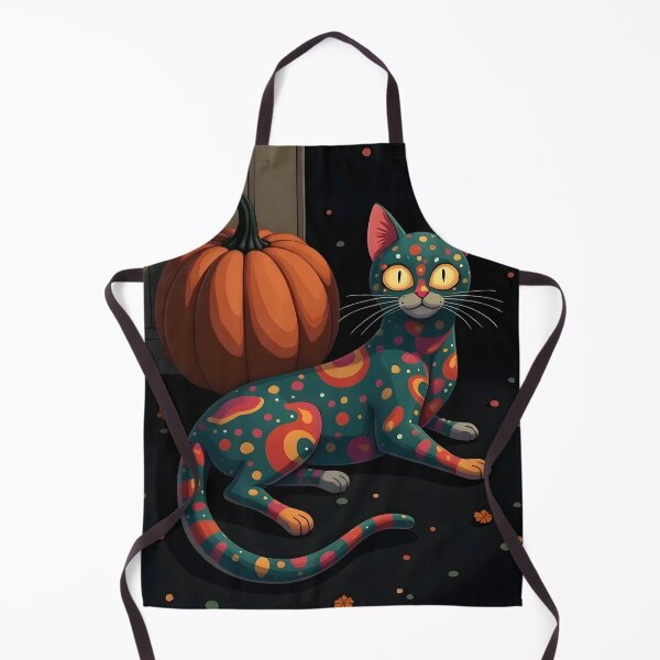 Item preview, Boho Cat Halloween Pumpkin designed and sold by Emilia-Design.
