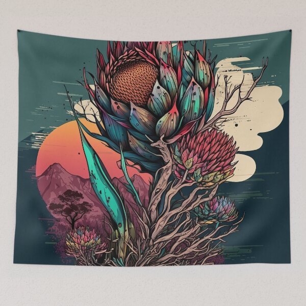 Item preview, Protea Sunrise: Colors of the Savanna designed and sold by WildlifeSafari.