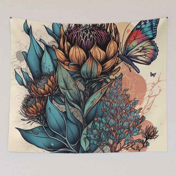 Item preview, Protea Whisper: A Floral Symphony designed and sold by WildlifeSafari.