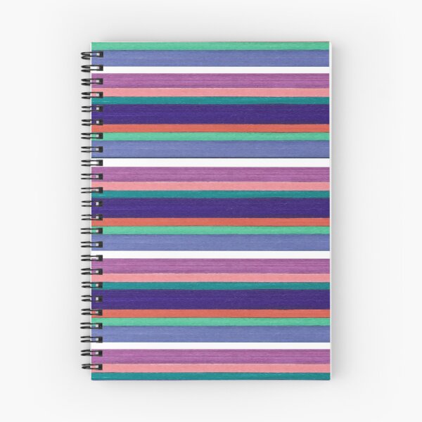 Item preview, Purpley Striped (Violet, Blue-Purple, Teal, Green, Orange White, Periwinkle) designed and sold by BelindaFuller.