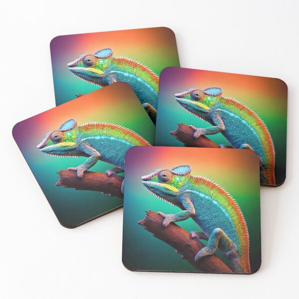 Item preview, Rainbow Chameleon on Vibrant Horizon designed and sold by ytalo-radf.