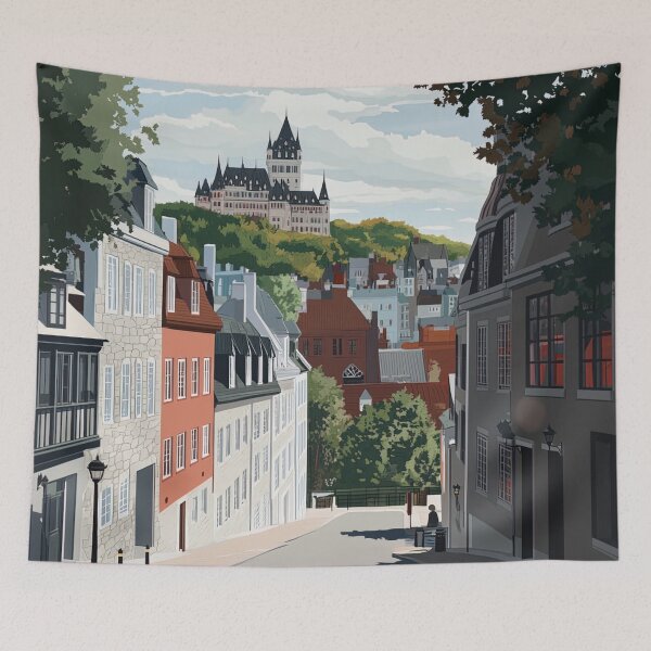 Item preview, Picture of Old Quebec | Anime style designed and sold by ComicsFactory.