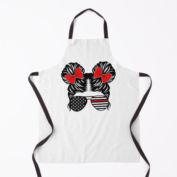 Item preview, Messy Bun Firefighter Wife t-shirt First Responder designed and sold by DumbdogApparel.