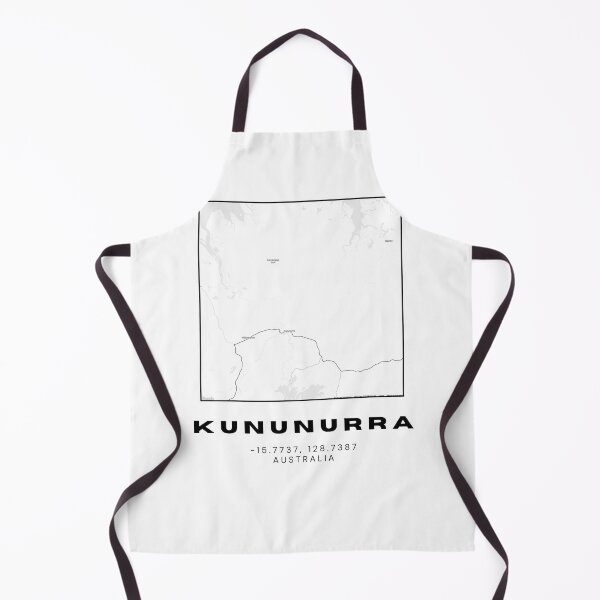 Item preview, Kununurra Coordinates Map Print | Minimalist Black and White Art designed and sold by RM-Journey.