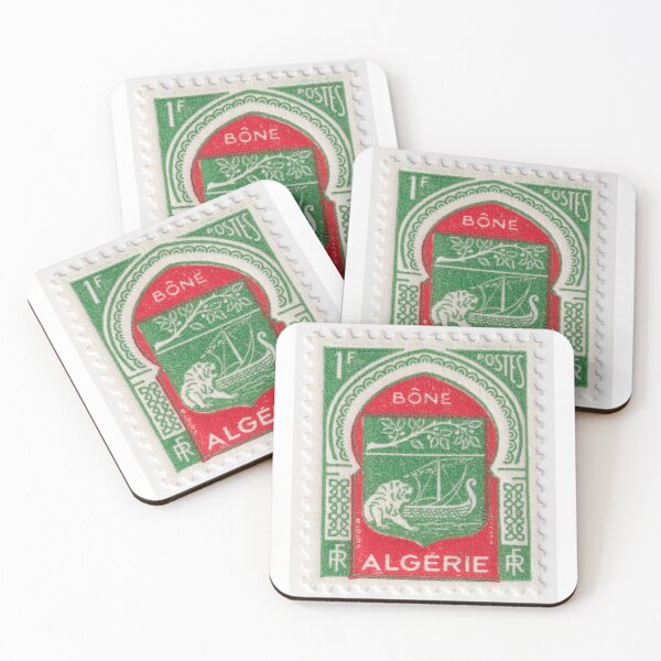Item preview, Algerian Stamp, 1956 designed and sold by rogerstrawberry.