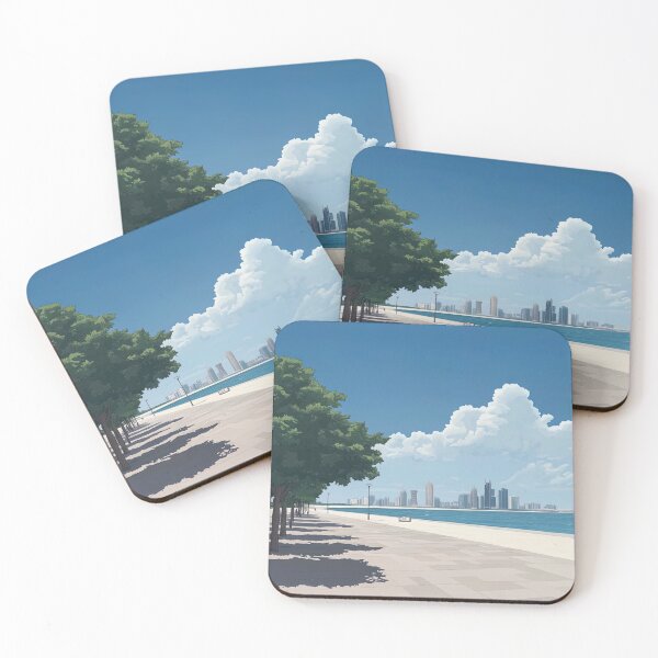 Item preview, Qatar landscape | Anime style designed and sold by ComicsFactory.