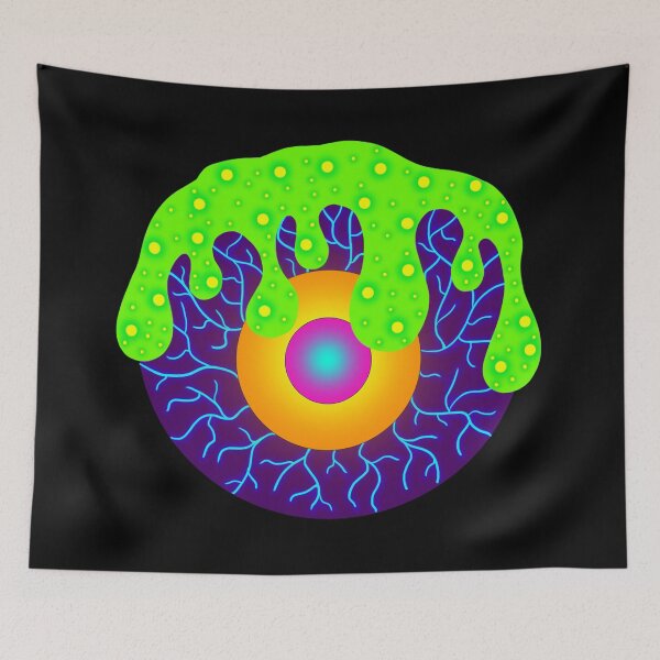 Item preview, Colorful Monster Eye designed and sold by Pandaerable.