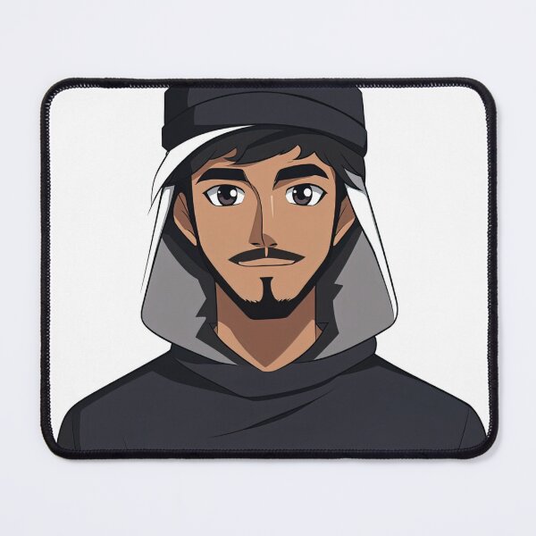 Item preview, Qatari man, portrait | Anime style designed and sold by ComicsFactory.
