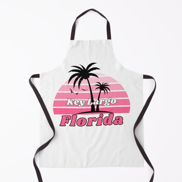 Item preview, Retro Cool Key Largo Beach Florida Palm Tree at Sunset Souvenirs designed and sold by karmdaf.